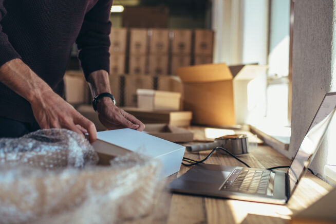Storage for entrepreneurs with their own webshop