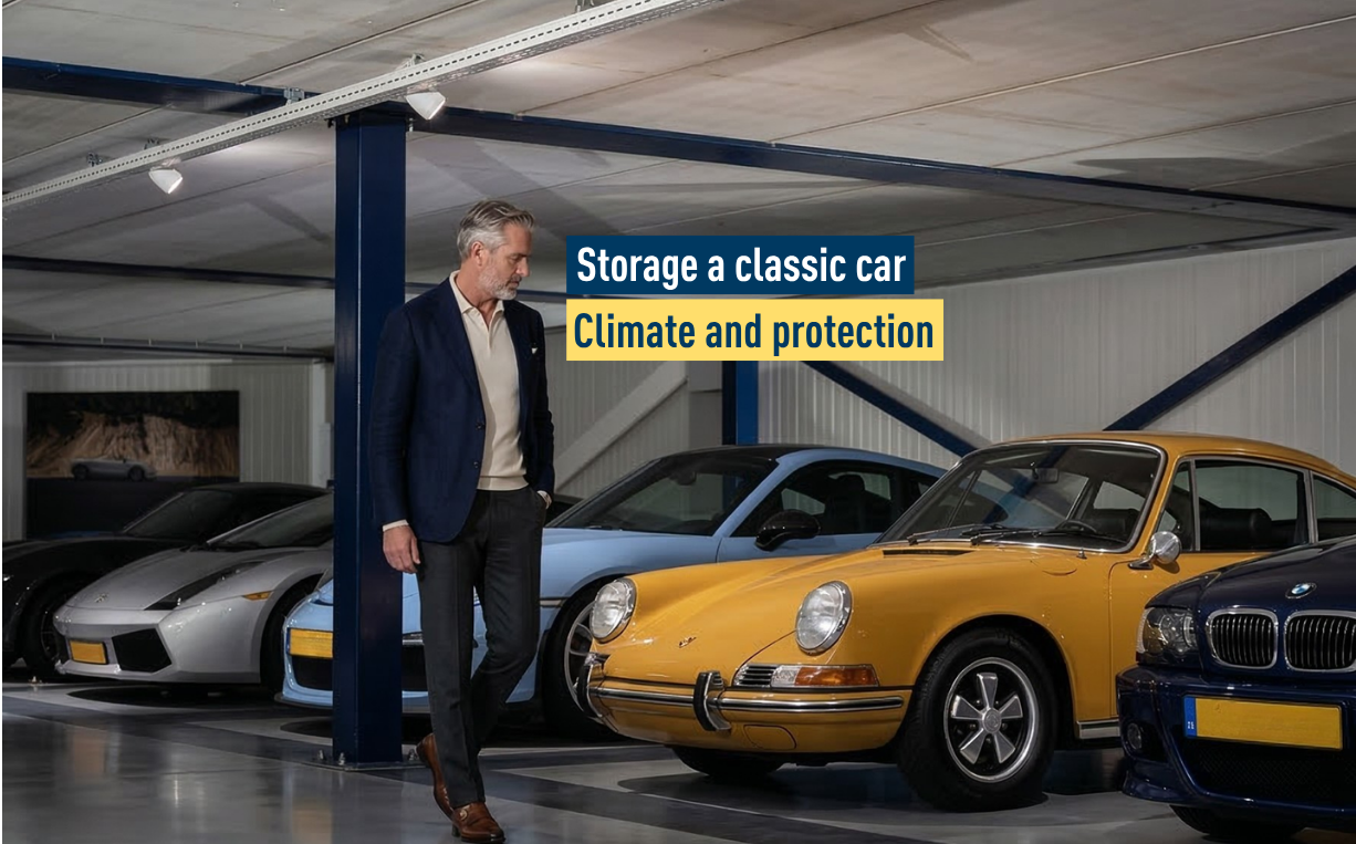 Storing a classic car: climate and protection
