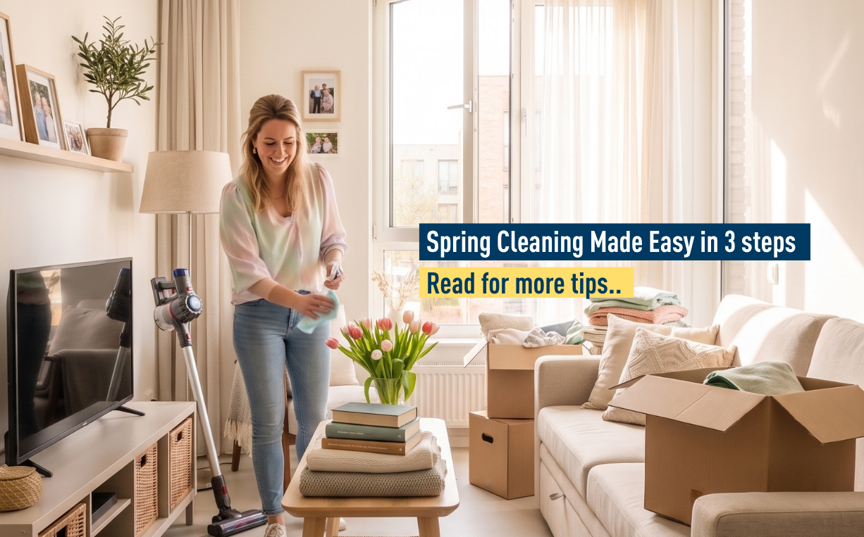 Spring Cleaning Made Easy in 3 Steps