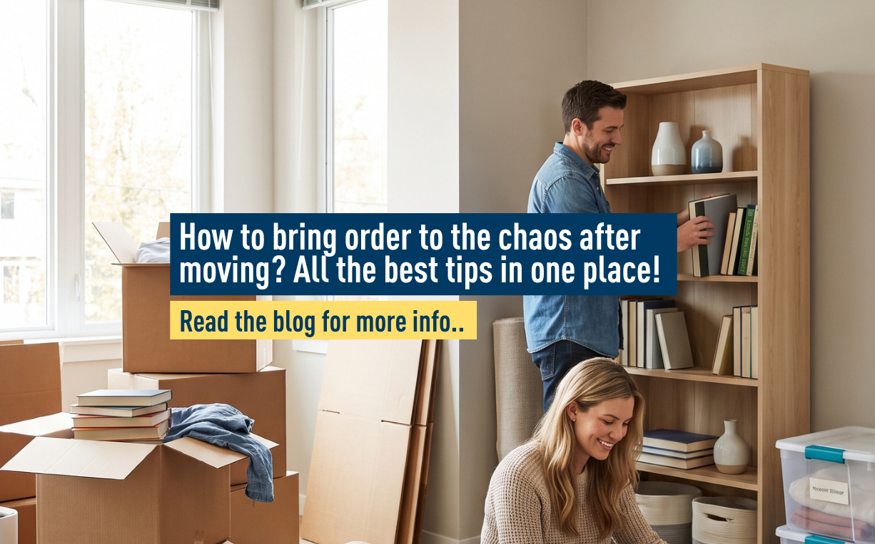 How to bring order to the chaos after moving? All the best tips in one place!