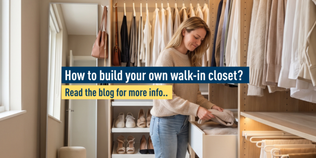 How to build your own walk-in closet?