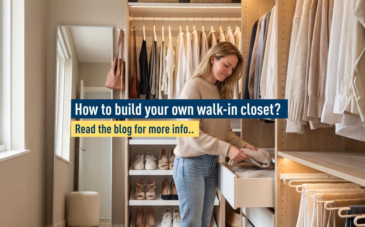 How to build your own walk-in closet?