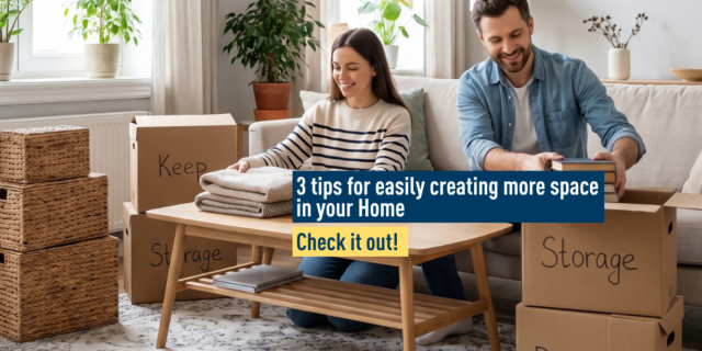 3 tips for easily creating more space in your home