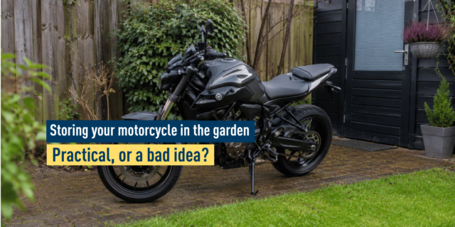 Storing your motorcycle in the garden: what are the pros and cons?