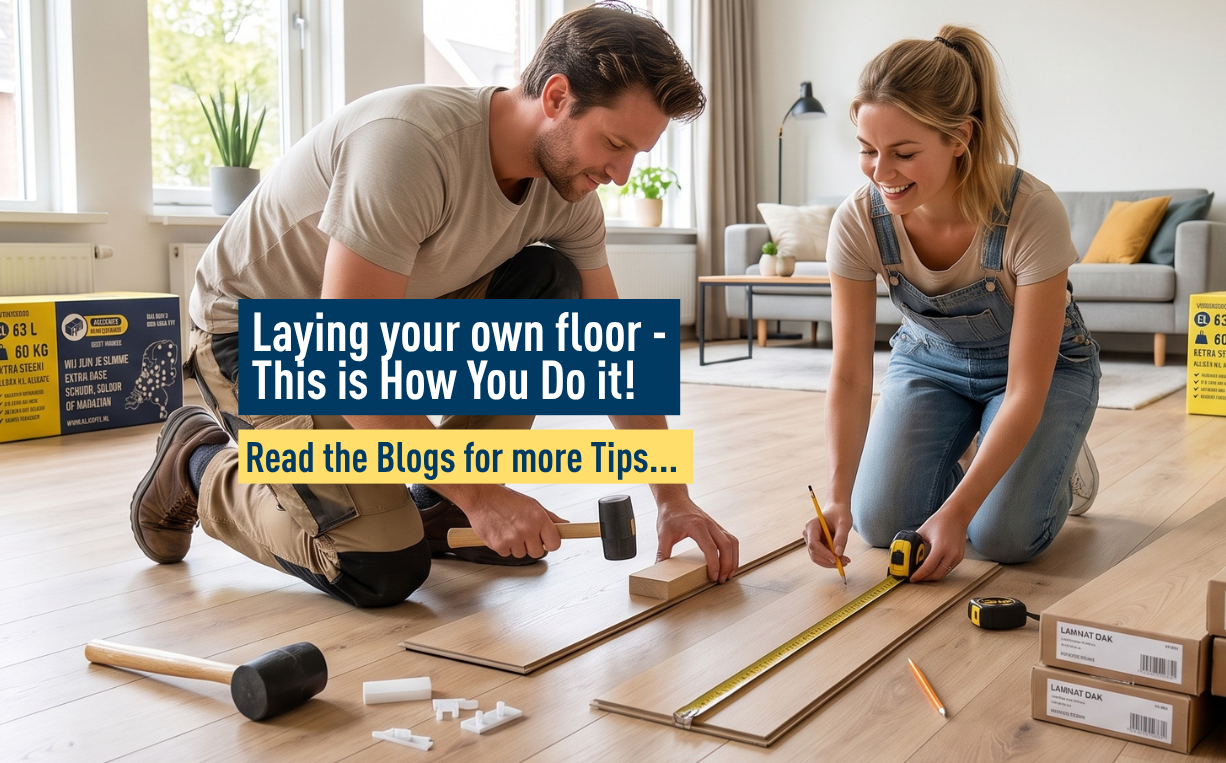 Laying your own floor – this is how you do it!