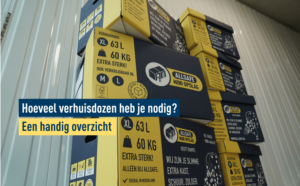 Hoeveel verhuisdozen heb je nodig? Een handig overzicht