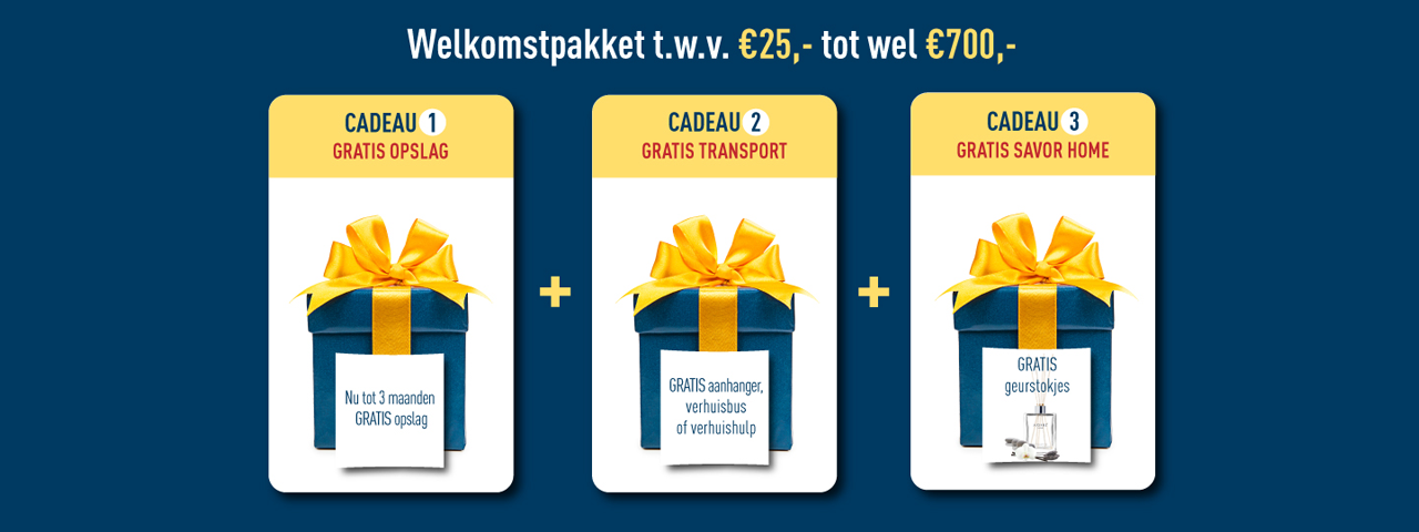 Enjoy actie: Nu tot 3 maanden GRATIS opslag + GRATIS transport + GRATIS SAVOR-Home geurstokjes