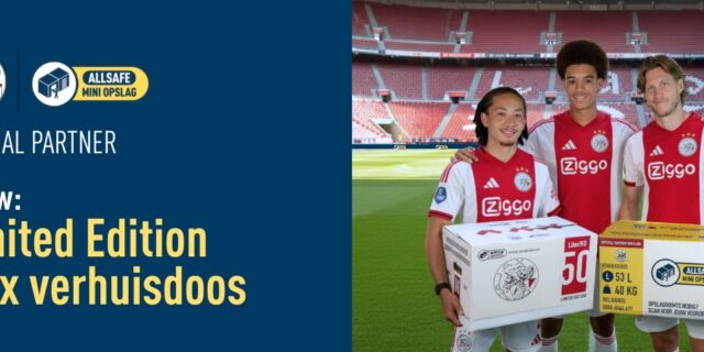 Limited Edition Ajax-verhuisdoos kopen bij ALLSAFE