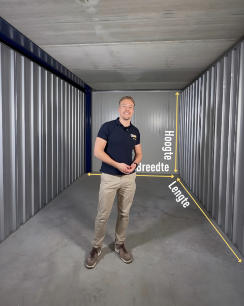ALLSAFE opslagunit met formaten uitgelegd