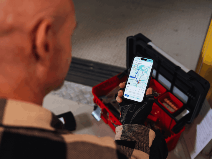 Mobiele teams die moeten omrijden voor hun klus