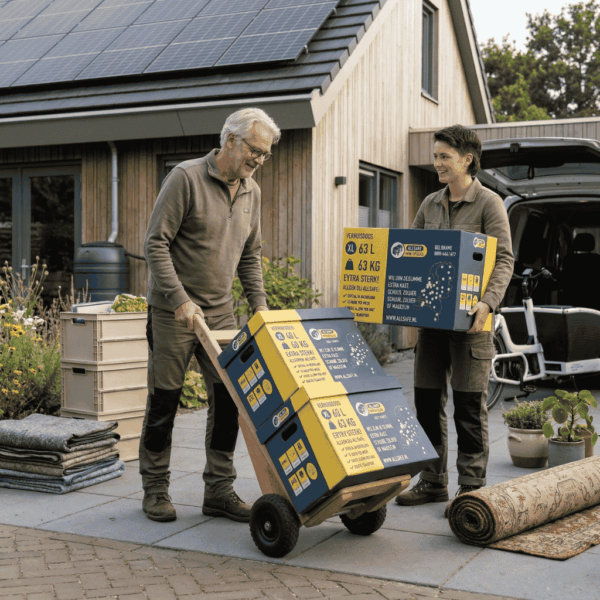 duurzaam verhuizen verhuisdozen gerecycled materiaal