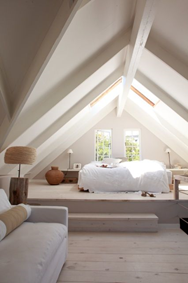 Slaapkamer op zolder creëren